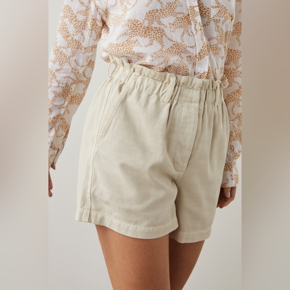 Rails Monte Short in Stone Paper Bag Summer High Waisted - Picture 7 of 7